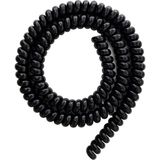 Spelt Kablo Kanalı Toplayıcı Düzenleyici Organizer Spiral 45 cm x 4 Toplam 180 cm Siyah 4 Parça - 4 Parça 180 cm