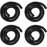 Spelt Kablo Kanalı Toplayıcı Düzenleyici Organizer Spiral 45 cm x 4 Toplam 180 cm Siyah 4 Parça - Genel - Çok Renkli
