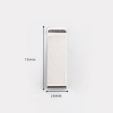 Spelt Metal Kağıt Para Tokası Kart Tutucu Klips Cüzdan Ataş Gümüş 70 mm x 20 mm