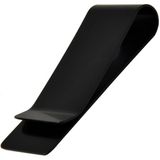 Spelt Metal Kağıt Para Tokası Kart Tutucu Klips Cüzdan Ataş Siyah 50 mm x 14 mm