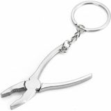 SPELT Mini Pense Anahtarlık Figür 2 cm Uçlu - Gümüş - 6,5 cm