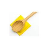 Spelt Ravioli Şeklinde Silikon Tezgah Üstü Kirli Kaşıklık Kaşık Altlığı - 01P-Pembe