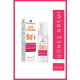 Spf 50 Yüz Ve Vücut Koruma Hassas, Kuru & Kızarık Ciltler Için Güneş Kremi 100 ml Panthenol
