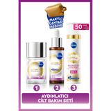 SPF50 Luminous630 Leke Karşıtı Yüz Kremi 40ml, Aydınlatıcı Serum 30ml ve Tonik 100ml, Çanta Hediye