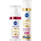 SPF50 LUMINOUS630 Thiamidol Leke Karşıtı Güneş Koruyucu Krem 40ML ve Yaşlanma Karşıtı Serum 30ML - Option-1