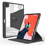Spia Apple iPad Mini 2021 (6.Nesil) Kılıf Siyah Zen Dönebilen Standlı Tablet Kılıf Kapak Orijinal Esnek Dayanıklı Darbe Karşıtı Koruyucu Yeni Nesil Tasarım (Apple iPad Mini 2021 (6.Nesil), Siyah)