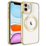 Spia Apple iPhone 11 ile uyumlu Kılıf Gold Sedum Silikon Kapak Dayanıklı Darbe Karşıtı Koruyucu Tasarım (Apple iPhone 11, Gold)