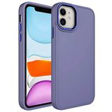 Spia Apple iPhone 11 ile uyumlu Kılıf Lavendery Gray Luma Metal Kamera Lens Çerçeveli Kapak Orijinal Esnek Dayanıklı Darbe Karşıtı Koruyucu Yeni Nesil Tasarım (Apple iPhone 11, Lavendery Gray)