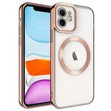 Spia Apple iPhone 11 ile uyumlu Kılıf Rose Gold Sedum Silikon Kapak Dayanıklı Darbe Karşıtı Koruyucu Tasarım (Apple iPhone 11, Rose Gold)