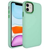 Spia Apple iPhone 11 ile uyumlu Kılıf Su Yeşil Luma Metal Kamera Lens Çerçeveli Kapak Orijinal Esnek Dayanıklı Darbe Karşıtı Koruyucu Yeni Nesil Tasarım (Apple iPhone 11, Su Yeşil)