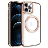 Spia Apple iPhone 12 Pro Max ile uyumlu Kılıf Rose Gold Sedum Silikon Kapak Dayanıklı Darbe Karşıtı Koruyucu Tasarım (Apple iPhone 12 Pro Max, Rose Gold)