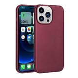 Spia Apple iPhone 13 Pro ile Uyumlu Kılıf Mürdüm Yui Silikon Kapak (Apple iPhone 13 Pro ile Uyumlu, Mürdüm)