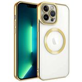 Spia Apple iPhone 13 Pro Max ile uyumlu Kılıf Gold Sedum Silikon Kapak Dayanıklı Darbe Karşıtı Koruyucu Tasarım (Apple iPhone 13 Pro Max, Gold)