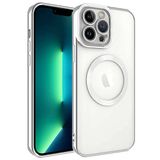Spia Apple iPhone 13 Pro Max ile uyumlu Kılıf Gümüş Sedum Silikon Kapak Dayanıklı Darbe Karşıtı Koruyucu Tasarım (Apple iPhone 13 Pro Max, Gümüş)