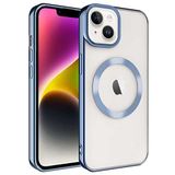 Spia Apple iPhone 14 Plus ile uyumlu Kılıf Mavi Sedum Silikon Kapak Dayanıklı Darbe Karşıtı Koruyucu Tasarım (Apple iPhone 14 Plus, Mavi)
