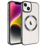 Spia Apple iPhone 14 Plus ile uyumlu Kılıf Siyah Sedum Silikon Kapak Dayanıklı Darbe Karşıtı Koruyucu Tasarım (Apple iPhone 14 Plus, Siyah)