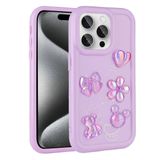 Spia Apple iPhone 14 Pro Max ile Uyumlu Kılıf Mor Tan Silikon Kapak (Apple iPhone 14 Pro Max ile Uyumlu, Mor)