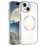 Spia Apple iPhone 15 Plus ile Uyumlu Kılıf Gümüş Sedum Silikon Kapak (Apple iPhone 15 Plus ile Uyumlu, Gümüş)