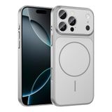 Spia Apple iPhone 15 Pro ile Uyumlu Kılıf Gümüş Sorm Kablosuz Şarj Özellikli Kapak (Apple iPhone 15 Pro ile Uyumlu, Gümüş)