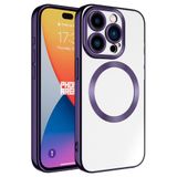 Spia Apple iPhone 15 Pro Max ile Uyumlu Kılıf Derin Mor Sedum Silikon Kapak (Apple iPhone 15 Pro Max ile Uyumlu, Derin Mor)