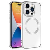 Spia Apple iPhone 15 Pro Max ile Uyumlu Kılıf Gümüş Sedum Silikon Kapak (Apple iPhone 15 Pro Max ile Uyumlu, Gümüş)
