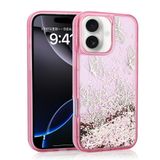 Spia Apple iPhone 16 ile Uyumlu Kılıf Pembe Folia Silikon Kapak (Apple iPhone 16 ile Uyumlu, Pembe)