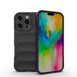 Spia Apple iPhone 16 Pro Max ile Uyumlu Kılıf Siyah Kinet Silikon Kapak (Apple iPhone 16 Pro Max ile Uyumlu, Siyah)