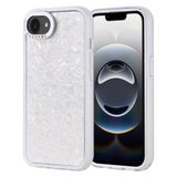 Spia Apple iPhone 16E ile Uyumlu Kılıf Gümüş Kapi Kapak Taşlı (Apple iPhone 16E ile Uyumlu, Gümüş)