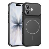 Spia Apple iPhone 17 ile Uyumlu Kılıf Siyah Sorm Kablosuz Şarj Özellikli Kapak (Apple iPhone 17 ile Uyumlu, Siyah)