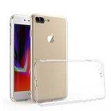 Spia Apple iPhone 8 Plus ile Uyumlu Kılıf Şeffaf Yui Silikon Kapak (Apple iPhone 8 Plus ile Uyumlu, Şeffaf)