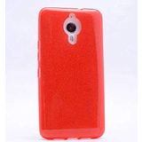 Spia General Mobile 5 Plus ile uyumlu Kılıf Kırmızı Jade Simli Silikon Kapak Orijinal Esnek İnce Geliştirilmiş Dayanıklı Darbe Karşıtı Koruyucu Yeni Nesil Tasarım (General Mobile 5 Plus, Kırmızı)