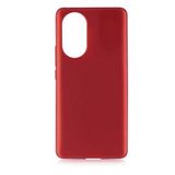 Spia Huawei Honor 50 ile Uyumlu Kılıf Kırmızı Yui Silikon Kapak (Huawei Honor 50 ile Uyumlu, Kırmızı)