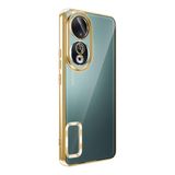 Spia Huawei Honor 90 ile Uyumlu Kılıf Gold Disk Kapak Kamera Korumalı (Huawei Honor 90 ile Uyumlu, Gold)
