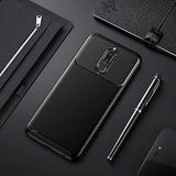 Spia Huawei Mate 10 Lite ile uyumlu Kılıf Siyah Karbon Silikon Orijinal Esnek İnce Geliştirilmiş Dayanıklı Darbe Karşıtı Koruyucu Yeni Nesil Tasarım (Huawei Mate 10 Lite, Siyah)