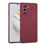 Spia Huawei Nova 10 ile Uyumlu Kılıf Mürdüm Yui Silikon Kapak (Huawei Nova 10 ile Uyumlu, Mürdüm)