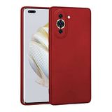Spia Huawei Nova 10 Pro ile Uyumlu Kılıf Kırmızı Yui Silikon Kapak (Huawei Nova 10 Pro ile Uyumlu, Kırmızı)