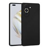 Spia Huawei Nova 10 Pro ile Uyumlu Kılıf Siyah Yui Silikon Kapak (Huawei Nova 10 Pro ile Uyumlu, Siyah)
