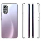Spia Huawei Nova 9 ile Uyumlu Kılıf Şeffaf Yui Silikon Kapak (Huawei Nova 9 ile Uyumlu, Şeffaf)