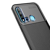 Spia Huawei P20 Lite 2019 ile uyumlu Kılıf Siyah Karbon Silikon Orijinal Esnek İnce Geliştirilmiş Dayanıklı Darbe Karşıtı Koruyucu Yeni Nesil Tasarım (Huawei P20 Lite 2019, Siyah)
