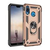 Spia Huawei P20 Lite ile uyumlu Kılıf Gold Panther Yüzüklü Silikon Orijinal Esnek İnce Geliştirilmiş Dayanıklı Darbe Karşıtı Koruyucu Yeni Nesil Tasarım