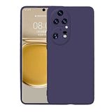 Spia Huawei P50 Pro ile Uyumlu Kılıf Lacivert Yui Silikon Kapak (Huawei P50 Pro ile Uyumlu, Lacivert)