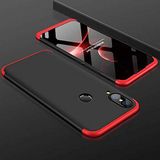 Spia Huawei Y7 Prime 2019 ile uyumlu Kılıf Siyah-Kırmızı Carax Sert Kapak Orijinal Esnek İnce Geliştirilmiş Dayanıklı Darbe Karşıtı Koruyucu Yeni Nesil Tasarım (Huawei Y7 Prime 2019, Siyah-Kırmızı)