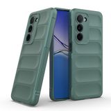 Spia Oppo A5 ile Uyumlu Kılıf Koyu Yeşil Kinet Silikon Kapak (Oppo A5 ile Uyumlu, Koyu Yeşil)