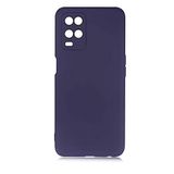 Spia Oppo A54 4G ile Uyumlu Kılıf Lacivert Yui Silikon Kapak (Oppo A54 4G ile Uyumlu, Lacivert)
