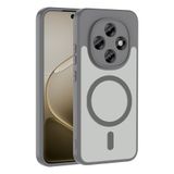 Spia Oppo A6 Pro ile Uyumlu Kılıf Kablosuz Gri Vulga Sert Kapak Orijinal (Oppo A6 Pro ile Uyumlu, Kablosuz Gri)
