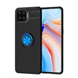Spia Oppo A73 ile uyumlu Kılıf Siyah-Mavi Draco Yüzüklü Silikon Orijinal Esnek İnce Geliştirilmiş Dayanıklı Darbe Karşıtı Koruyucu Yeni Nesil Tasarım (Oppo A73, Siyah-Mavi)