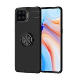 Spia Oppo A73 ile uyumlu Kılıf Siyah-Siyah Draco Yüzüklü Silikon Orijinal Esnek İnce Geliştirilmiş Dayanıklı Darbe Karşıtı Koruyucu Yeni Nesil Tasarım (Oppo A73, Siyah-Siyah)