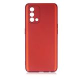Spia Oppo A74 4G ile Uyumlu Kılıf Kırmızı Yui Silikon Kapak (Oppo A74 4G ile Uyumlu, Kırmızı)