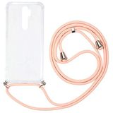 Spia Oppo A9 2020 ile uyumlu Kılıf Pembe Just Boyundan Askılı Kapak Orijinal Esnek Dayanıklı Darbe Karşıtı Koruyucu Yeni Nesil Tasarım (Oppo A9 2020, Pembe)