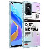 Spia Oppo A96 4G ile uyumlu Kılıf NO 5 Ezdi Kapak Orijinal Esnek Dayanıklı Darbe Karşıtı Koruyucu Yeni Nesil Tasarım (Oppo A96 4G, NO 5)